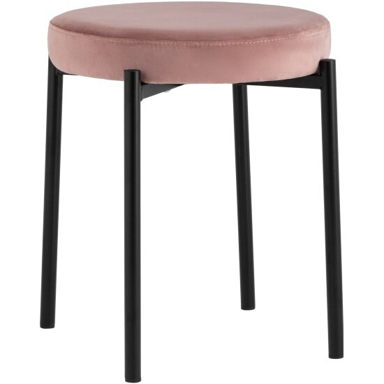 Табурет Stool Group стул груп стопируемый Рио велюр пыльно-розовый