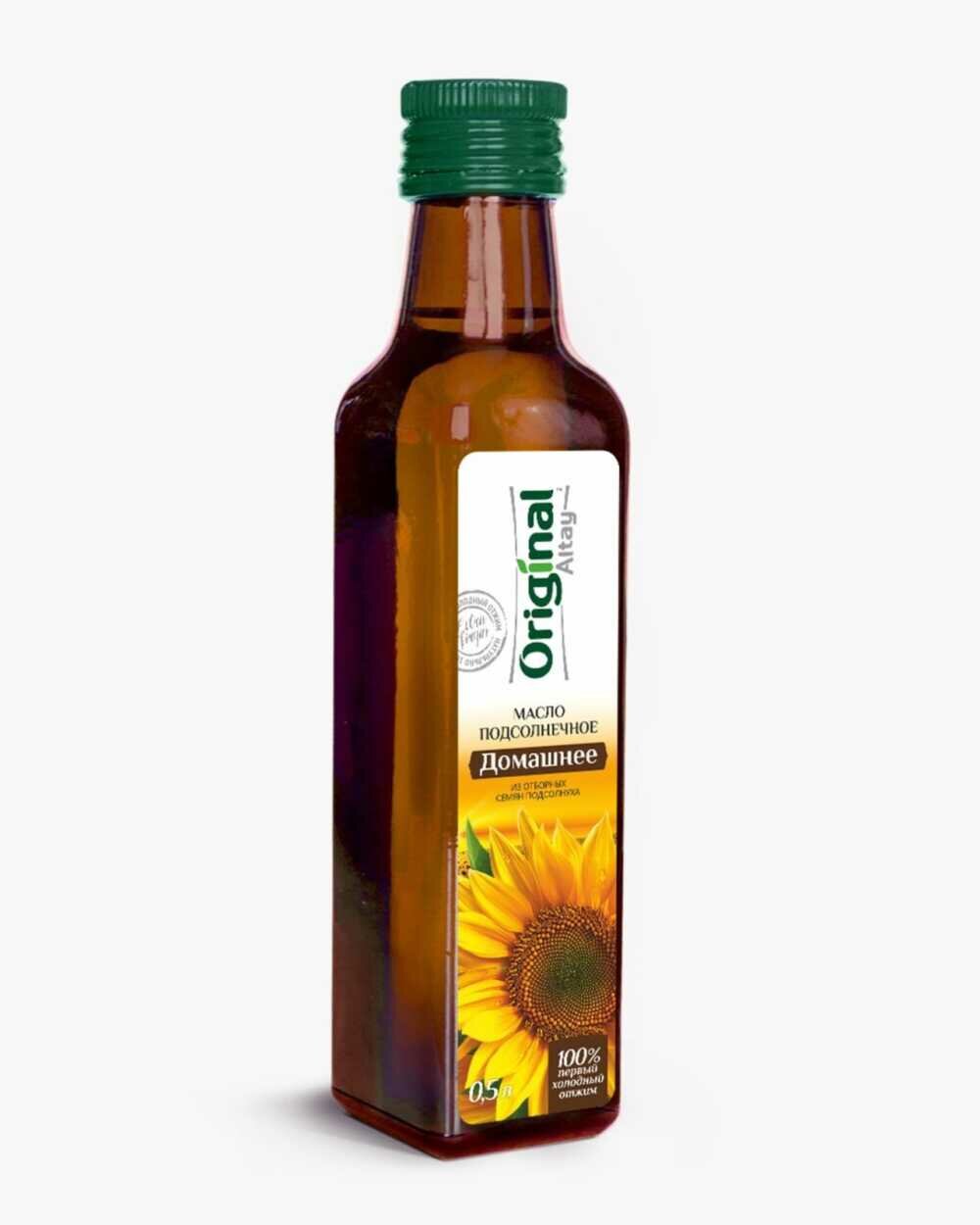 Масло подсолнечное Organic Altay домашнее, 0.5 л Organic Life - фото №5