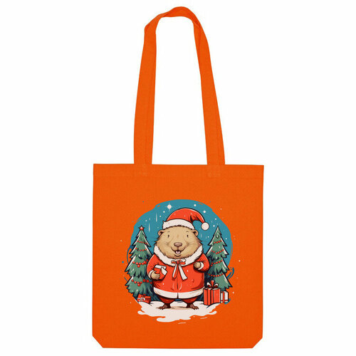 фото Сумка шоппер us basic, оранжевый