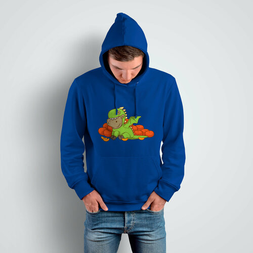 фото Худи us basic, размер 2xl, синий