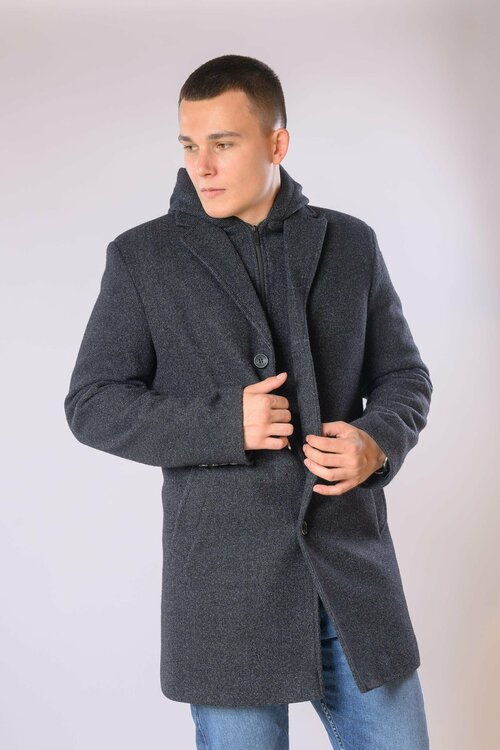 Пальто Truvor, размер 46/182, серый