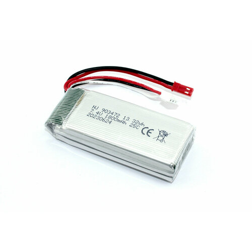 Аккумулятор Li-Pol 7.4V 903472 1800mAh JST аккумулятор li po 11 1v 1400 2000 mah 4х пиновый орбиган