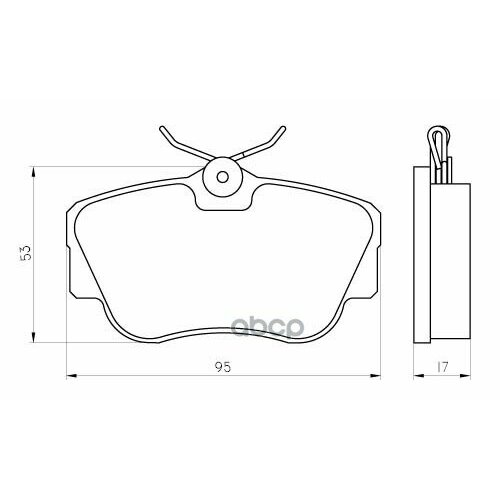 Колодки Тормозные Дисковые К-Т С Электр. Индикатором Износа Bmw МарКон арт. 01707170