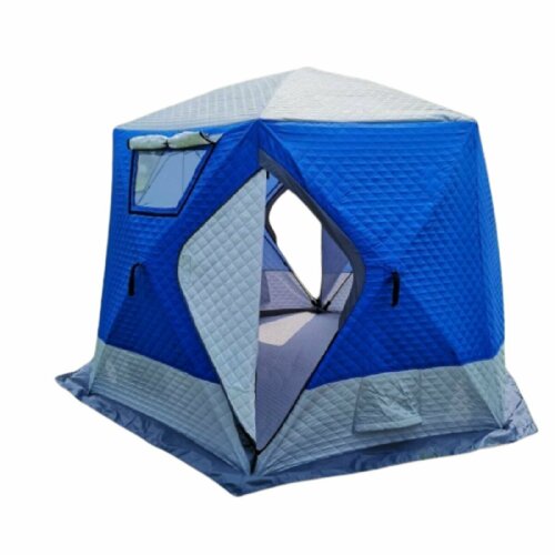 Трехслойная палатка-куб с полом для зимней рыбалки Mircamping 2020 (пол в комплекте)