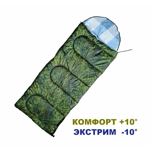Спальный мешок -10C на флисе Спальный мешок Спальный мешок-одеяло Туристический мешок Спальник 199900₽