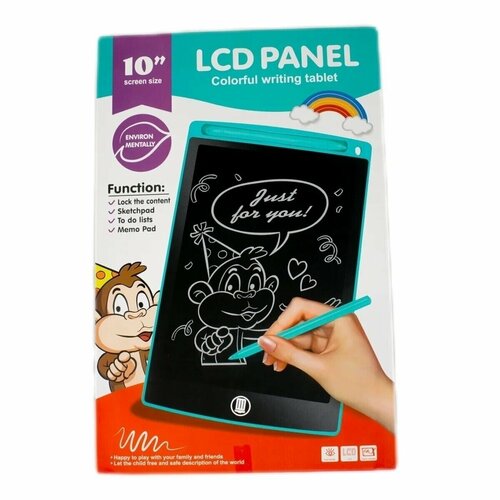 Графический планшет LCD PANEL - Colorful writing tablet, планшет для рисования и записей, 6.5