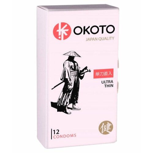 Презервативы Okoto Ultra Thin ультратонкие № 12 презервативы okoto dotted 12