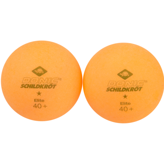 Мячи для настольного тенниса Donic ELITE 1* 40+, 6 штук, оранжевый