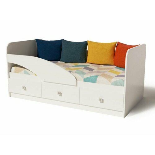 Кровать 160х80 Умка-5 правая/левая (цвет: белый)