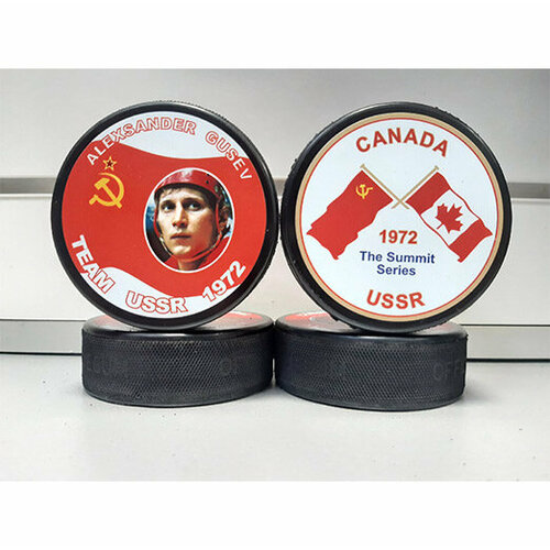 Шайба Rubena Team Canada-USSR 1972 Гусев шайба rubena team canada ussr 1972 dryden 2 ст