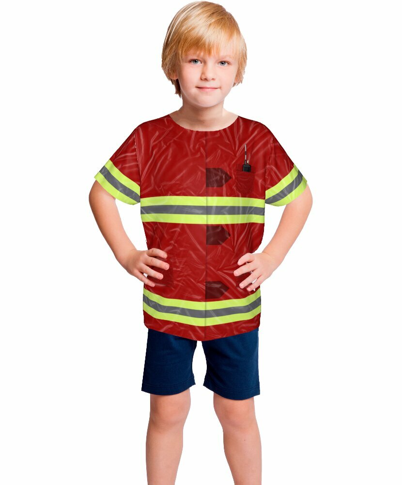 Детская футболка пожарного (18279) 152 см