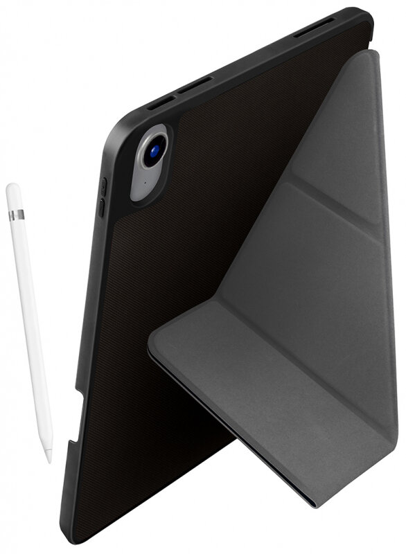 Чехол Uniq Transforma Rigor для iPad 10 (2022) с отсеком для стилуса цвет черный (BLACK)