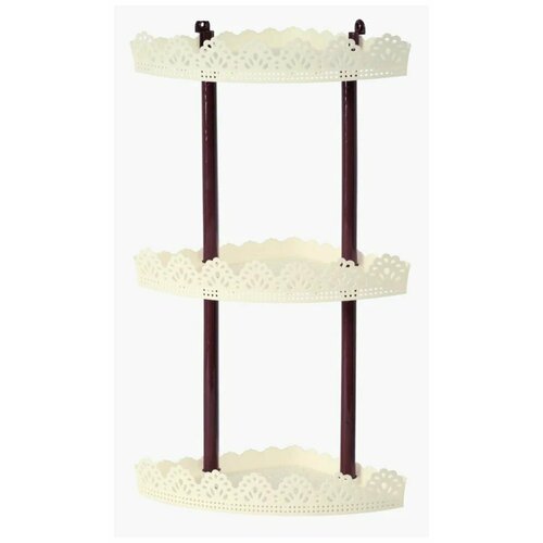 Угловая полка для ванной и кухни Ажурная Полка-уголок для ванной и кухни 450₽
