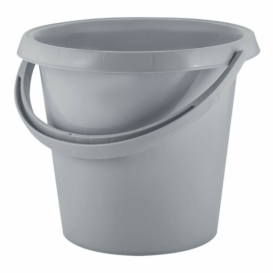 фото Ведро Ampari 10л, серый шторм PT906010025 Plast team (арт. 865607)