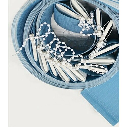 Ламели для вертикальных жалюзи Лайн 300 см х 10 шт, синий