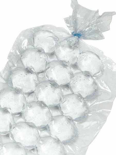 Пакетики для льда форма шарики 224 ячейки КонтПак, 3шт