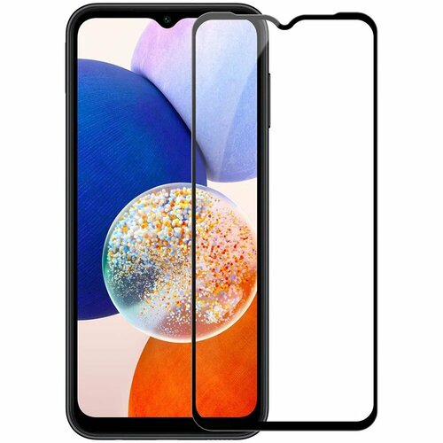 Защитное стекло VLP Superior Protective 2.5D Glass для смартфона Samsung Galaxy A14 4G, черный защитное стекло vlp стекло защитное vlp для ipad 9 7 олеофобное