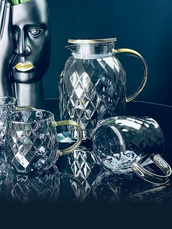 Графин со стаканами KupiOn, стекло, 7 предметов
