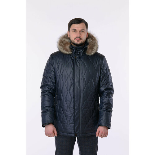 Куртка , размер 60, синий