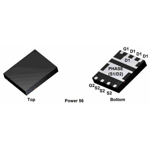 Микросхема FDMS3604AS N-Channel MOSFET 30V 30A POWER56