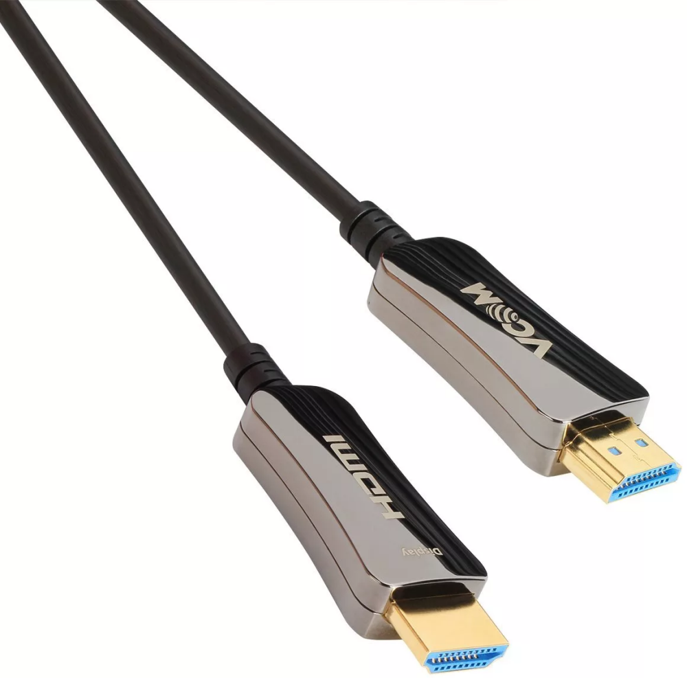 Активный оптический кабель HDMI 19M/M, ver. 2.0, 4K@60 Hz 15m VCOM