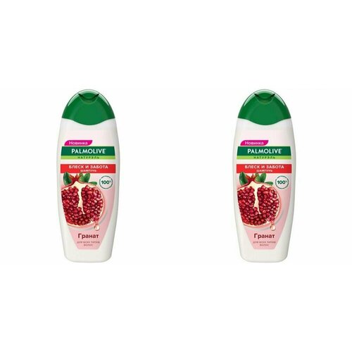 Palmolive Шампунь для всех типов волос Натурэль Блеск и забота, 450 мл, 2 уп
