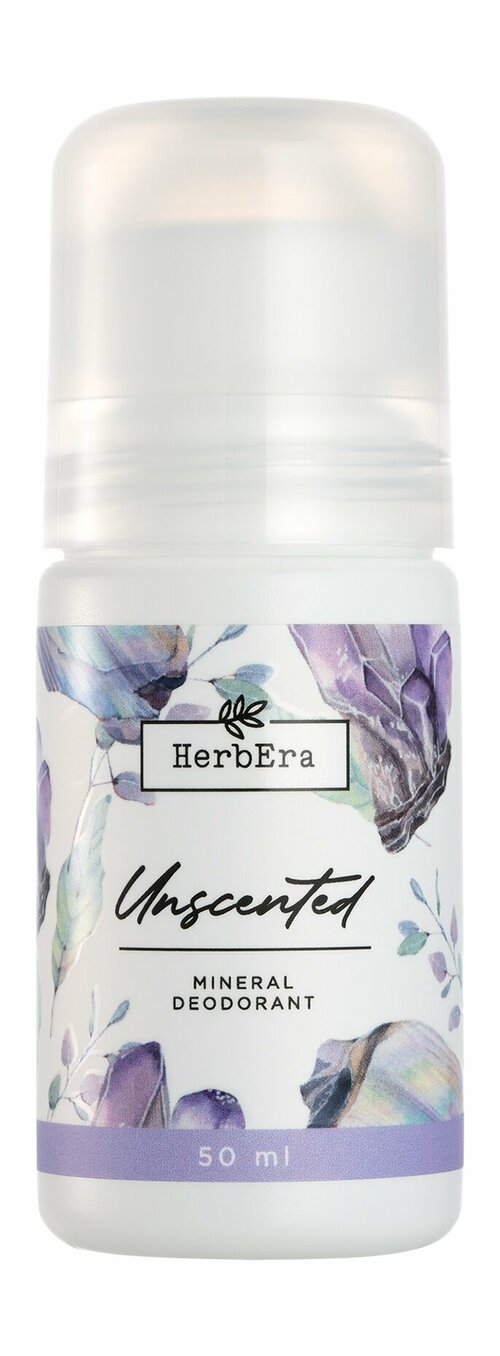 Минеральный шариковый дезодорант без запаха HerbEra Unscented Mineral Deodorant /50 мл/гр.