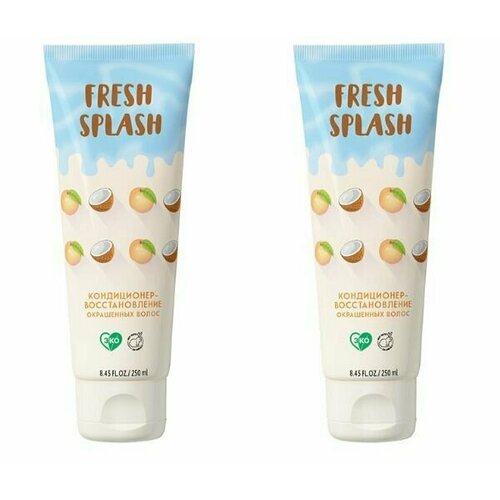 Кондиционер, Bio world, Fresh Splash, восстановление окрашенных волос, 250 мл, 2 шт