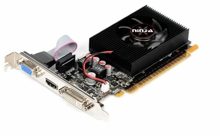 Видеокарта Ninja (Sinotex) R5 220 (80SP) 2GB DDR3 64-bit DVI HDMI CRT