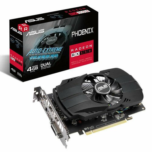 Видеокарта ASUS PH-RX550-4G-EVO RX550 DVI HDMI DP4G D5 90YV0AG7-M0NA00 1073700₽