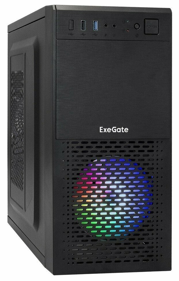 Корпус ExeGate mEVO-7807 400W Black (EX292982RUS)