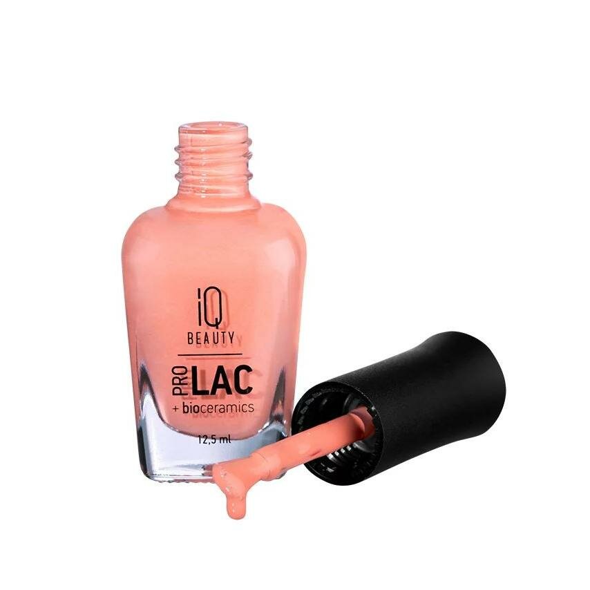 Лак для ногтей IQ Beauty №068 укрепляющий с биокерамикой 12,5 мл