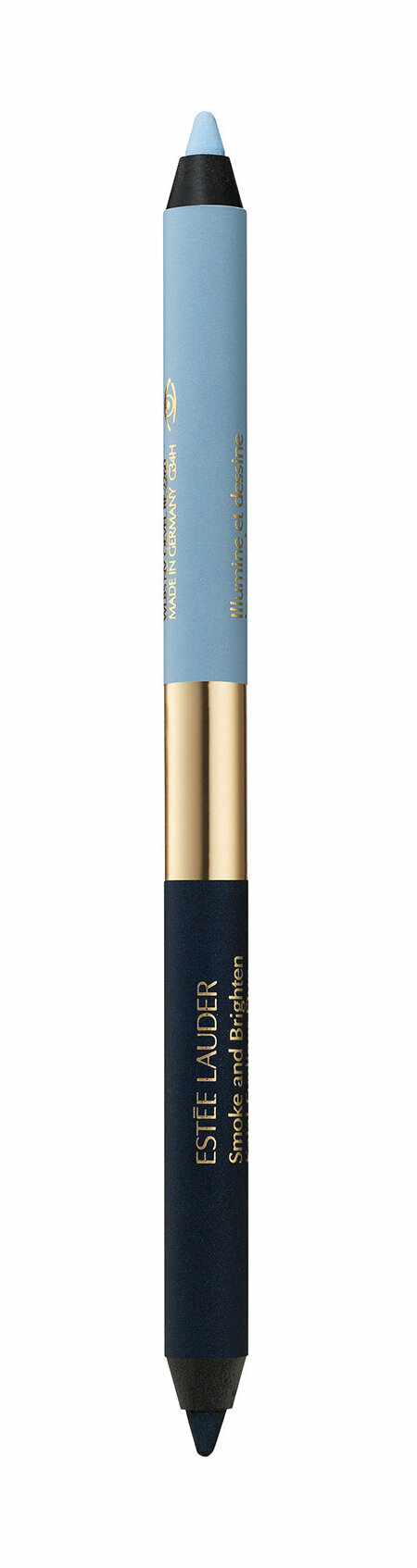 ESTEE LAUDER Smoke & Brighten Kajal Eyeliner Duo Карандаш-кайал двусторонний для глаз, 1 г, 01 Marine/Sky Blue