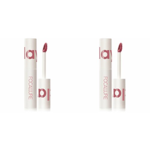 FOCALLURE Помада для губ жидкая суперстойкая Clay Pillowy Soft Liquid Lipstick тон 103, 2 г, 2уп.