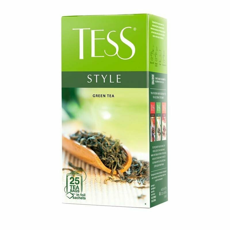 Tess Чай в пакетиках Style зеленый, 25 пак
