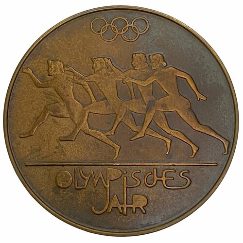 Германия, настольная медаль Олимпийский год 1972 г. германия настольная памятная медаль олимпиада 1972 киль 1972 г