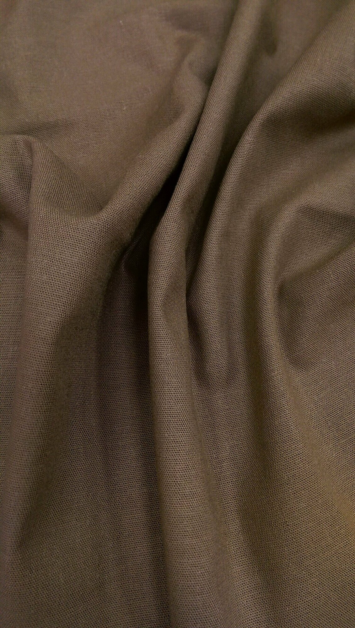 Ткань Лён костюмно-плательный цвета кэмел Италия