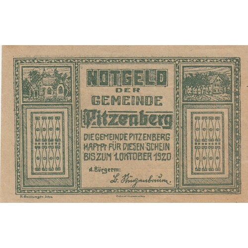 Австрия Питценберг 10 геллеров 1914-1920 гг. австрия петерскирхен 10 геллеров 1914 1920 гг