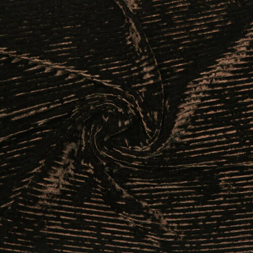 Бархат, ткань для шитья, 100х140 см, коричневый цвет