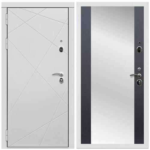 Дверь входная Армада Тесла / СБ-16 Венге МДФ панель 16 мм с зеркалом входная металлическая дверь рекс премиум н с зеркалом сб 16 венге венге