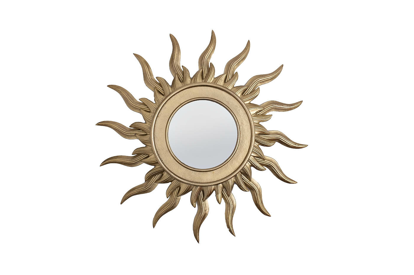 Зеркало декоративное "Солнце" золотое 94PR-21901