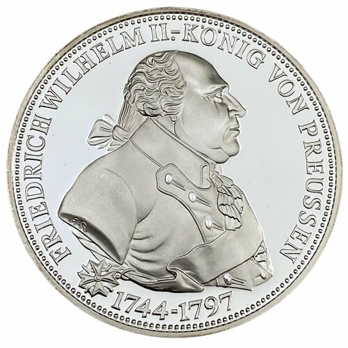 Германия, настольная памятная медаль Кайзеры и короли Германии. Фридрих Вильгельм II 1992 г.