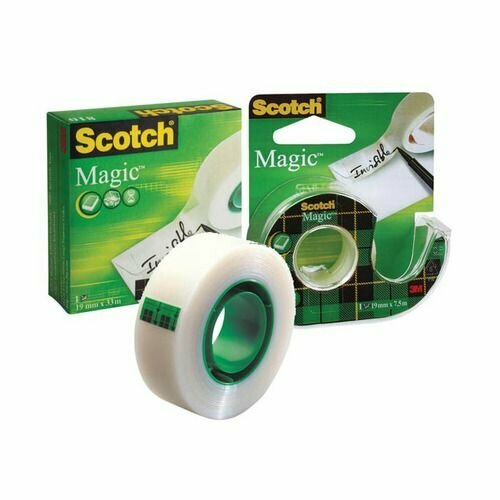 Клейкая лента 3M Scotch Magic, 19мм, 7.5м, 7000038136