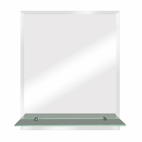 Зеркало с полкой 50х60 см Continent Прямоугольник 2878₽