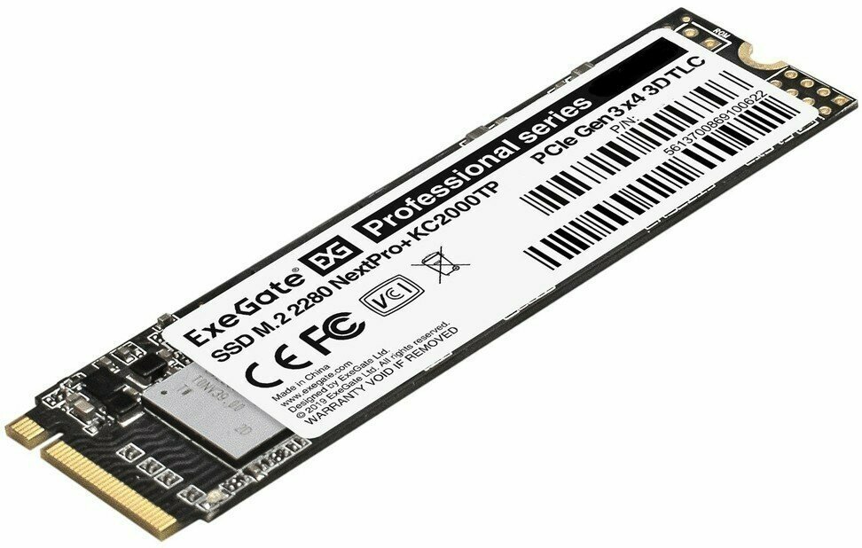 Накопитель SSD 1Tb ExeGate NextPro+ (KC2000TP1TB) (EX295281RUS)