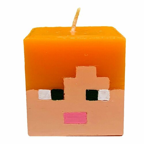 Свеча для торта Майнкрафт Кубик Алекс