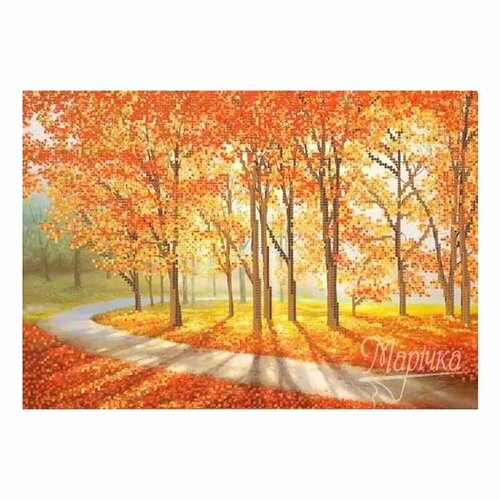 Солнечная аллея, схема на канве