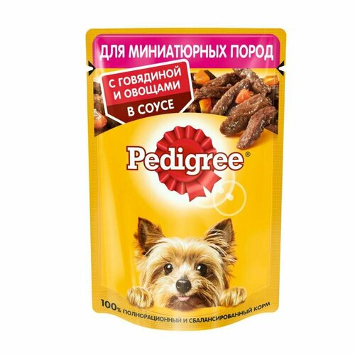 Pedigree Влажный корм для взрослых собак миниатюрных пород (46 штук)