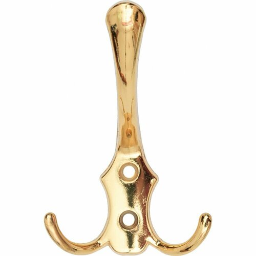 3-х рожковый крючок скобяной РР золото 002706 549₽