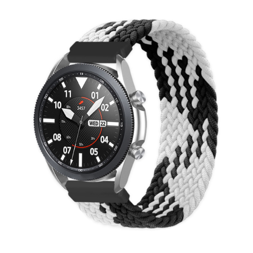 ремешок high tech размер 22мм белый Сменный, тканевый ремешок MyPads для умных смарт-часов HUAWEI Watch 3 Pro/GT 3 Pro 22мм из прочного, плотного, качественного нейлона. с дизайном «.
